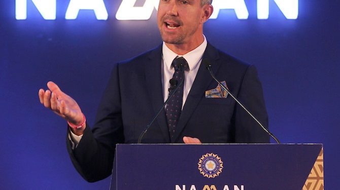 Kevin Pietersen delivers his MAK Pataudi Memorial Lecture at Bangalore , Tuesday