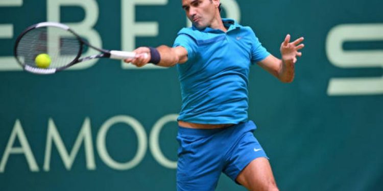 Roger Federer registered a hard-fought victory against Denis Kudla at Halle Westfalen, Saturday