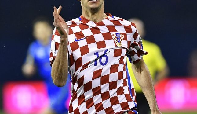 Croatian striker Nicola Kalinic