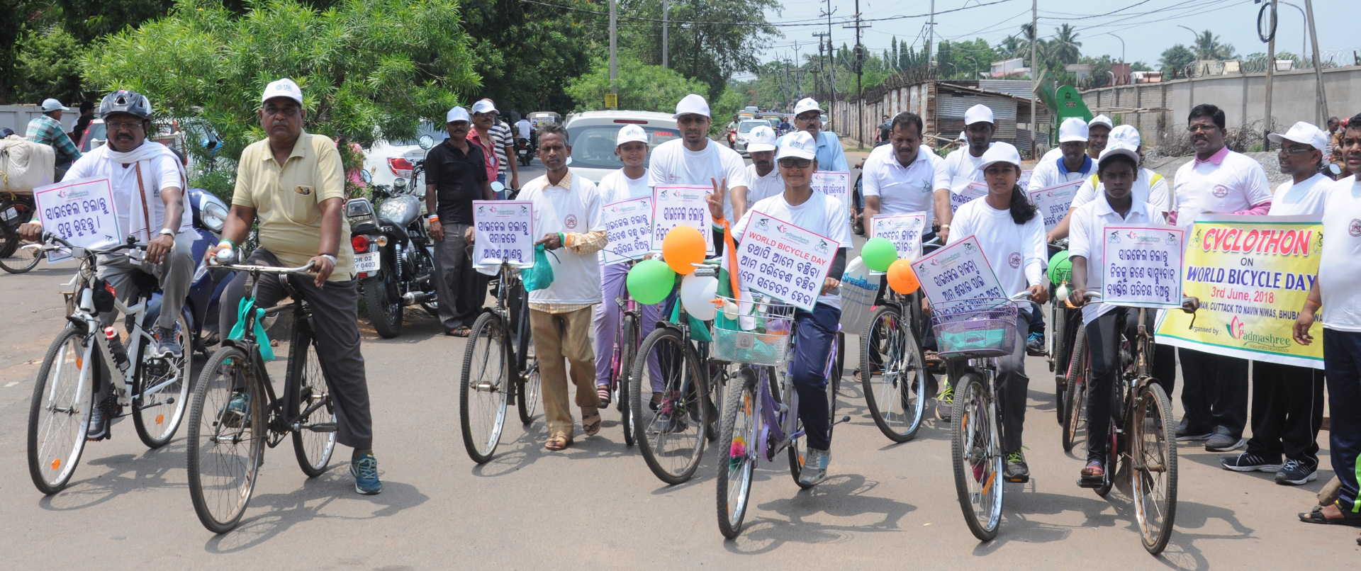 Rallies pedal around healthy clean commuting message OrissaPOST