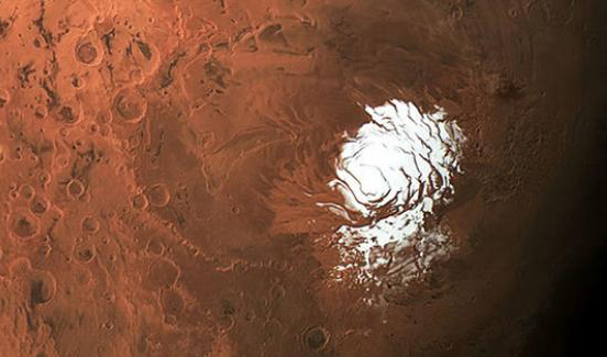 first-ever liquid water lake on Mars