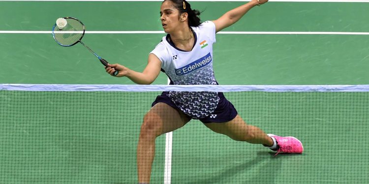 Saina Nehwal in action Thursday