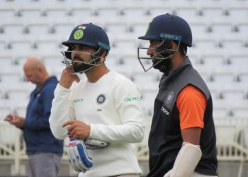 Virat Kohli and Cheteshwar Pujara will have to bat out of their skins to save India from further blushes in third Test, starting Saturday    