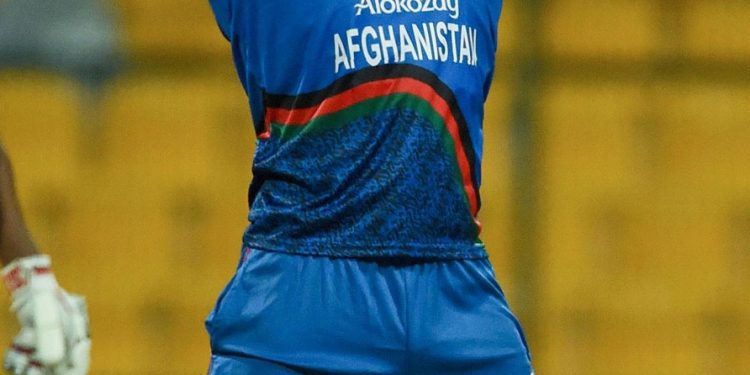 Muscle power: Afghan pacer Gulbadin Naib celebrates after dismissing a Sri Lankan batsman