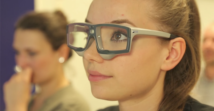 Eye-tracking glasses