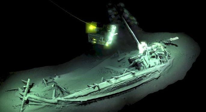 The lack of oxygen in the Black Sea had helped to preserve the wreck, an archaelogist explained.