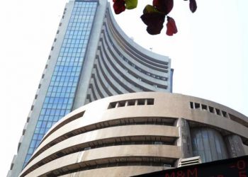 Sensex down 150 points, rupee at 73