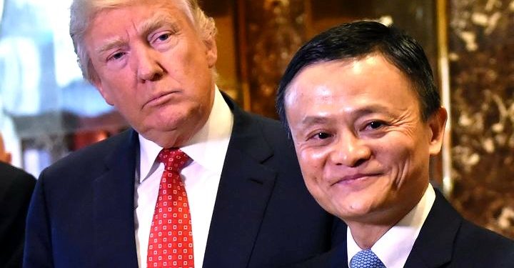 Jack Ma and Donald Trump