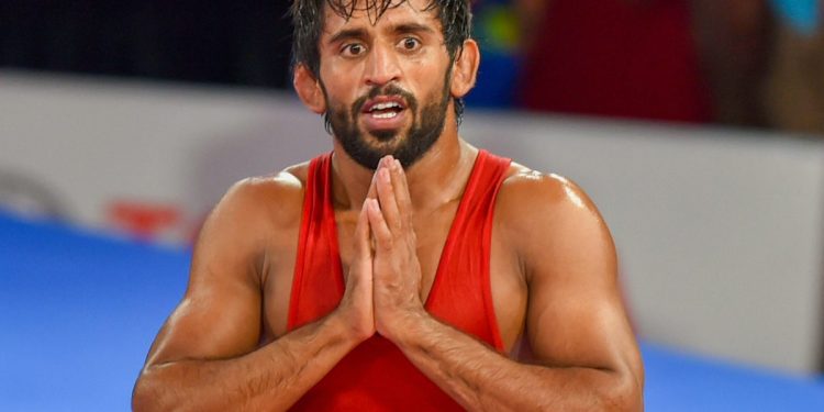 Bajrang Punia touched a new high in his career Saturday