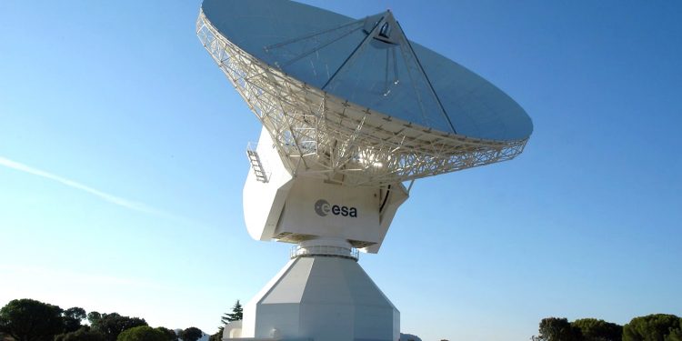 European Space Agency's (ESA) tracking station.