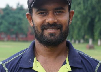 Abhishek Rout was the lone bright player for Odisha against Services at Palam, Sunday   