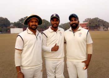 (From L): Abhishek Raut, Debashis Samantray and Anurag Sarangi batted well for Odisha against Jammu & Kashmir