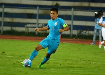 Sunil Chhetri became the joint second highest international goal scorer among active players along with Lionel Messi in 2018