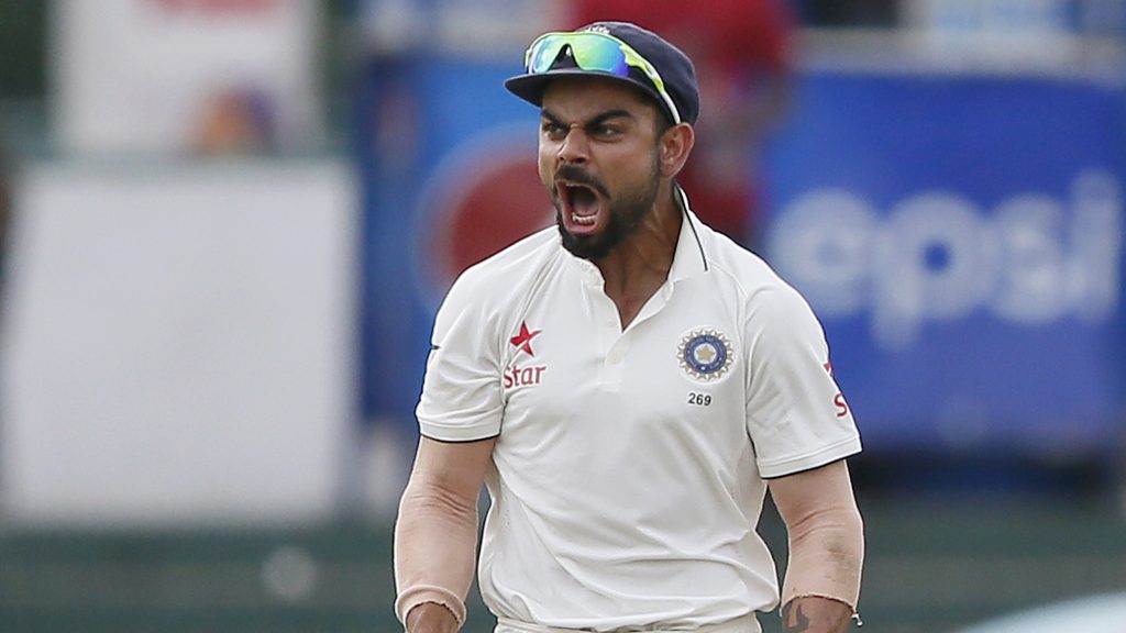 Virat Kohli aggressive