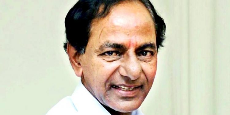 Telangana Rashtra Samithi (TRS) President K. Chandrashekhar Rao.