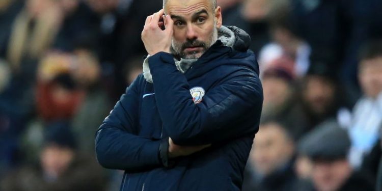 Pep Guardiola shows his frustration as Manchester City crash at Newcastle (AFP)