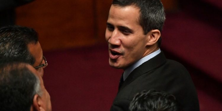 Juan Guaido, head of Venezuela's National Assembly head, is pushing for the removal of President Nicolas Maduro (AFP)