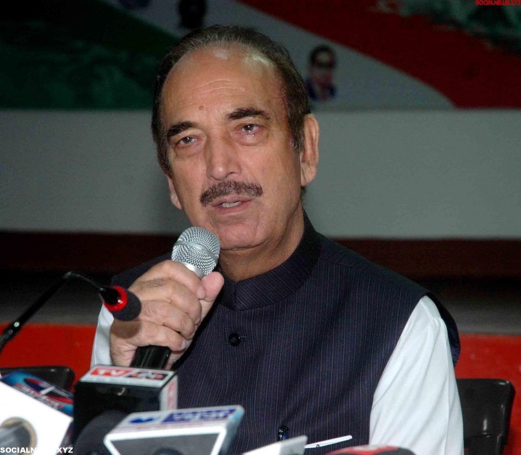 Ghulam Nabi Azad blames Rahul, party destroyed as non-serious person