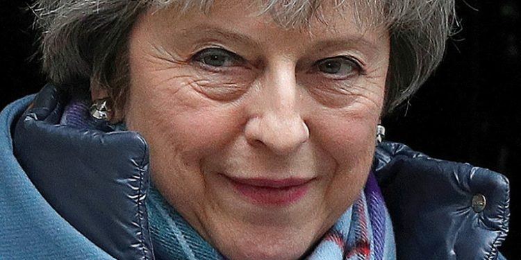 Britain's Prime Minister Theresa May has won parliament's backing to renegotiate her Brexit deal with the EU (AFP)