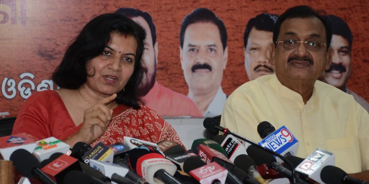 BJP's Bhubaneswar MP Aparajita Sarangi