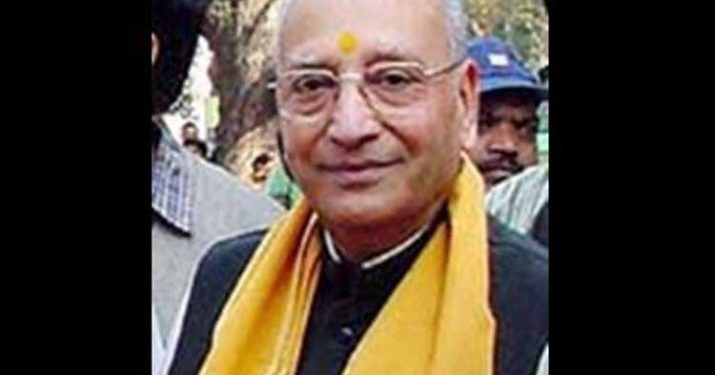 Former Vishwa Hindu Parishad (VHP) President Vishnu Hari Dalmia.