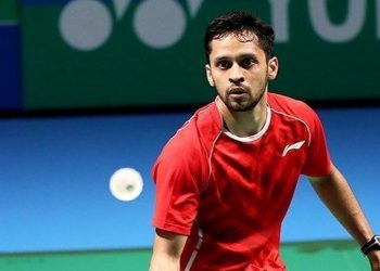 Kashyap defeated Wong Wing Ki Vincent of Hong Kong 27-25 21-18.