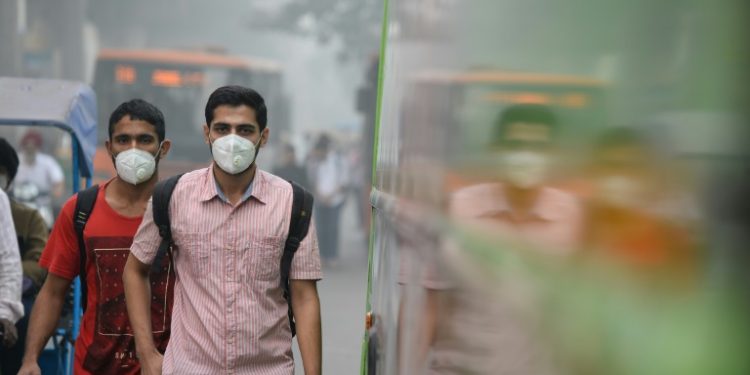 Delhi's smog peaks from October to February, routinely exceeding WHO recommendations for PM2.5 -- tiny and harmful airborne particles -- and some days registers levels more than 20 times safe limits (AFP)