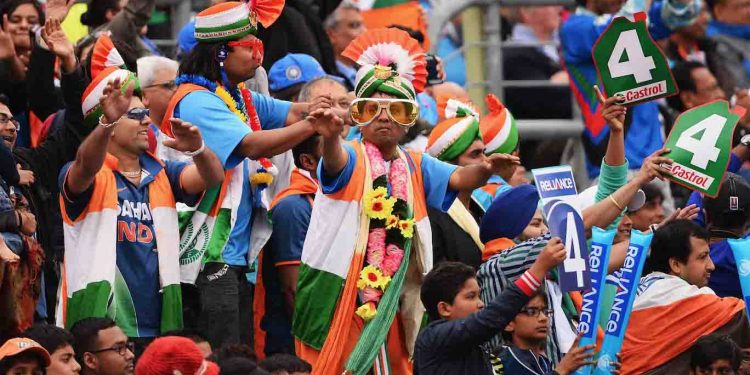 The Bharat Army started with four fans bumping into each other throughout the 1999 World Cup in the UK. Since then, thanks to the four men's efforts, it has grown manifold. (Image: Getty)