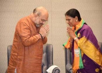 She joined the BJP in the presence of party national president Amit Shah in Delhi Tuesday.