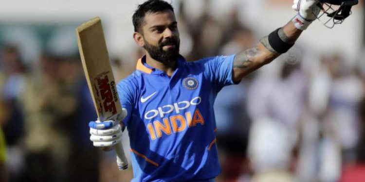 Kohli has now got two hundreds and a 40 plus score in the series so far. (Image: AP)