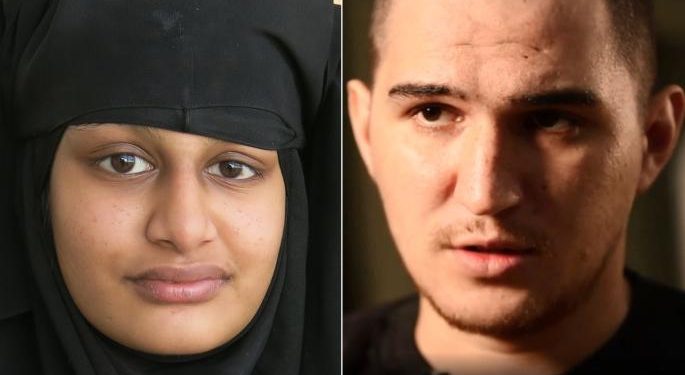 Shamima Begum and her Dutch husband