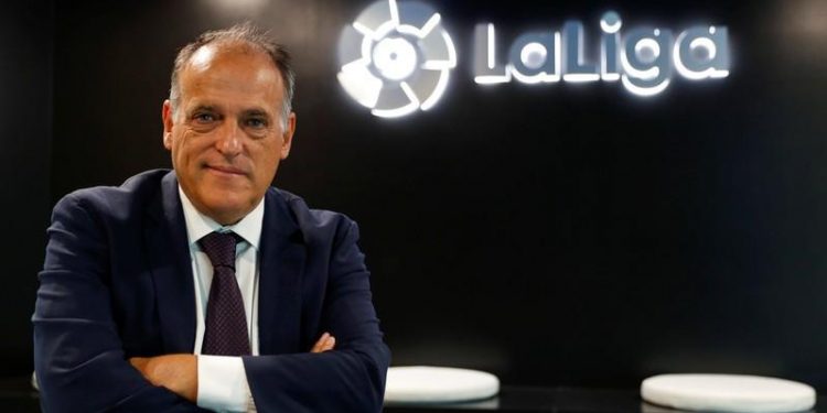 Tebas, Spanish league chief since 2013, said he was ‘very happy’ after reports named him as a possible successor to Richard Scudamore, who announced his departure last year. (Image: reuters)