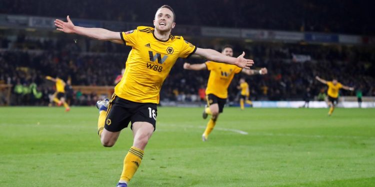 United lacked spark throughout and were overcome by an eager Wolves side with two goals in the space of six minutes in the second half from Raul Jimenez and Diogo Jota (pictured).