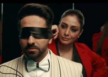 The film, featuring Tabu, Ayushmann Khurrana, Radhika Apte and Anil Dhawan in key roles, is a murder drama at the centre of which is a pianist who may or may not be blind.