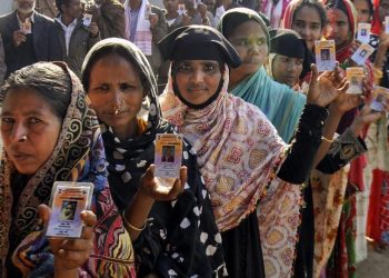 An estimated 10.2 per centvoters on Thurday exercised their franchise in the first two hours of polling in five parliamentary constituencies in Assam.