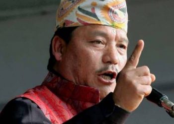 Gorkha Janmukti Morcha (GJM) leader Bimal Gurung (PTI photo)