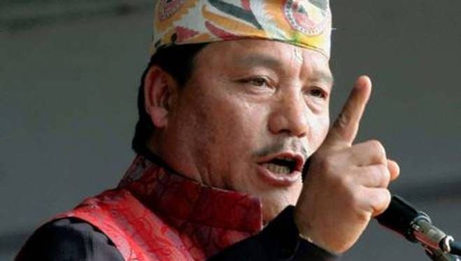 Gorkha Janmukti Morcha (GJM) leader Bimal Gurung (PTI photo)