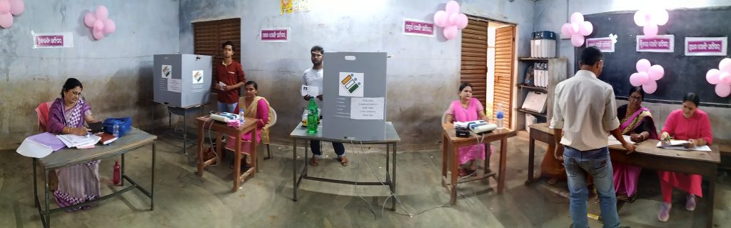 Voters surprised, officials comfortable in ‘Pink booths’