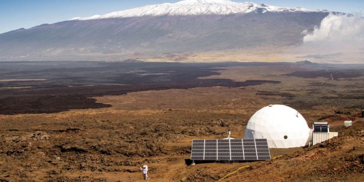 Surrounded by barren hills in northwest Gansu province, ‘Mars Base 1’ opened to the public Wednesday with the aim of exposing teens. (Image: Space Insider)