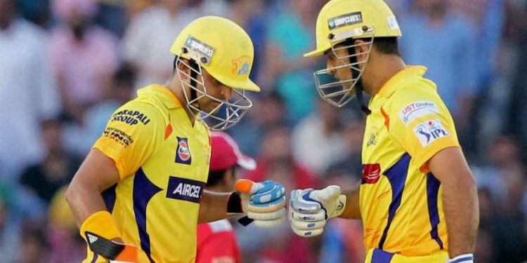 Dhoni was ruled out for CSK's last game with back spasm, paving the way for Raina to shoulder captaincy responsibility. (Image: PTI)