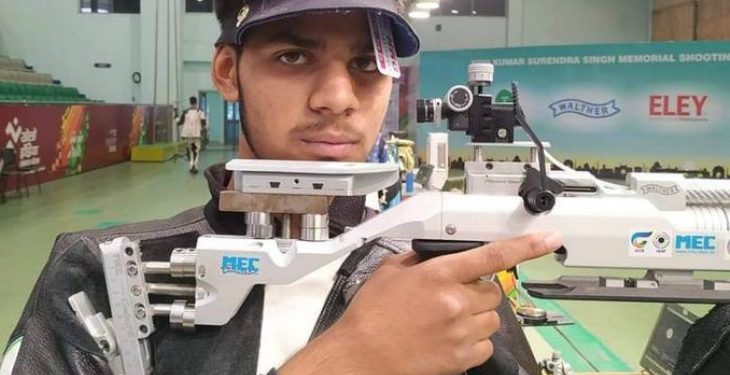 Competing in only his second senior competition, Divyansh shot a total of 249.0 in the 10m air rifle event.