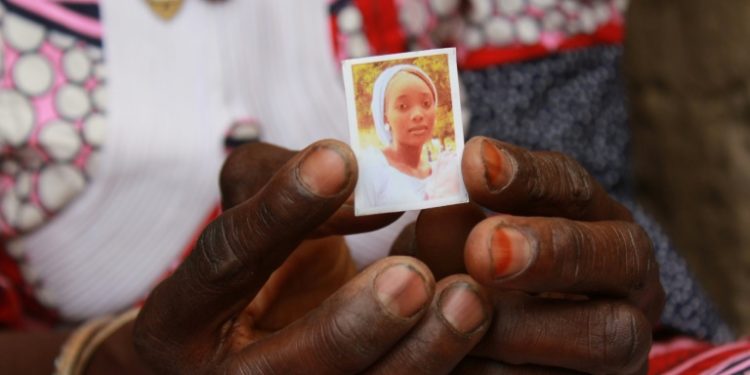 Kabu, one of the 112 abducted Chibok girls who are still missing (AFP)