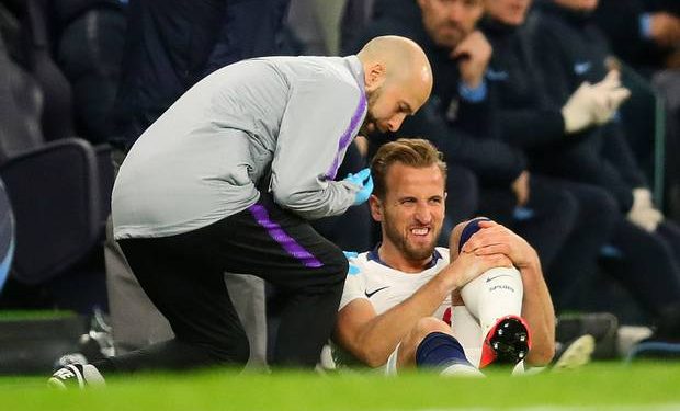 Kane appeared to roll his left ankle in a coming-together with City's Fabian Delph and was replaced by Lucas Moura in the 58th minute.