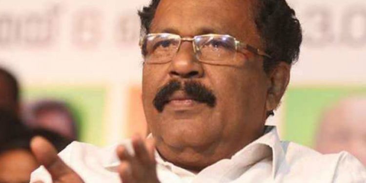 A petition seeking a directive to the Election Commission to take action against Pillai (pictured) was filed by CPI(M) leader V Sivankutty.