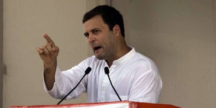 Reacting to Modi's allegation of the Congress turning anti-national, Gandhi said his grand old party has an exceptional track record of fighting forces that attack the nation.