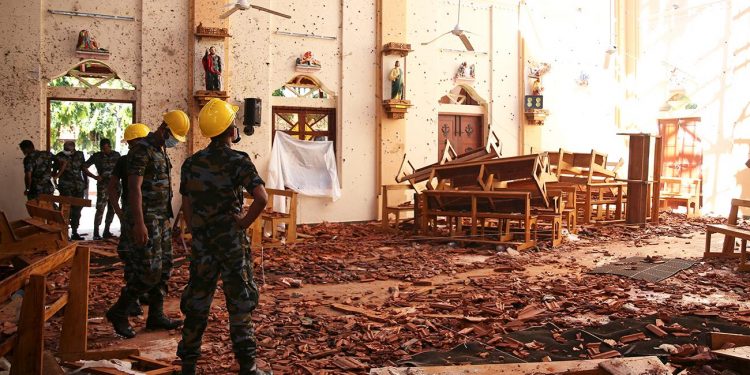 Seven suicide bombers carried out multiple blasts that tore through three churches and three luxury hotels in Sri Lanka on Easter Sunday.