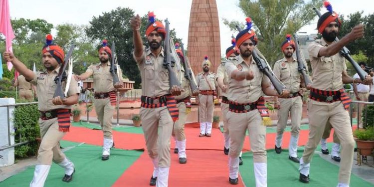 The massacre took place in Jallianwala Bagh in Amritsar on Baisakhi in April 1919 when the British Indian Army troops, under the command of Colonel Reginald Dyer, fired machine guns at a crowd of people holding a pro-independence demonstration. (AFP)