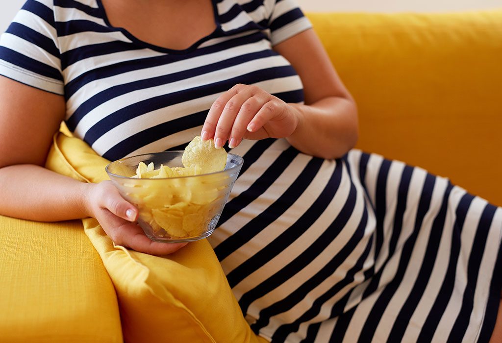 Say no to potato chips during pregnancy