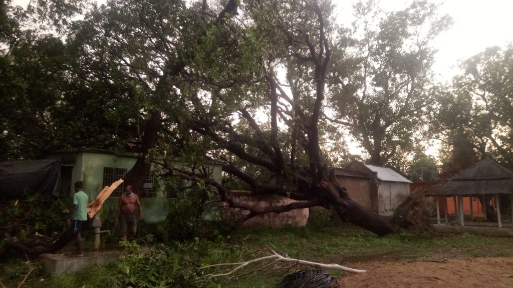 Extensive hailstorm damage in Badasahi