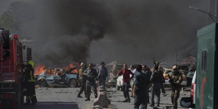 The attacker struck in the eastern Yakatot neighbourhood, where U.S. and NATO forces maintain complexes as well as facilities operated by the Afghan National Security Forces.